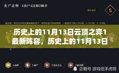 历史上的11月13日云顶之弈最新阵容引领变革，学习变化铸就自信与成就之路