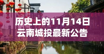 历史上的11月14日揭秘，云南城投最新公告带你探秘小巷深处的独特风味