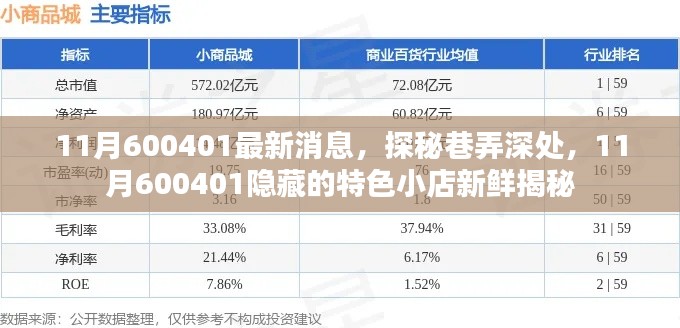 探秘巷弄深处的隐藏宝藏，揭秘特色小店最新动态，11月600401消息速递