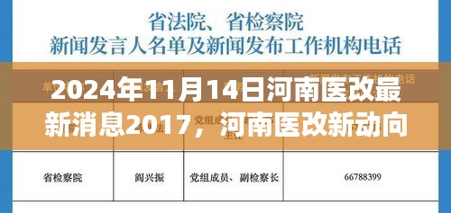 河南医改动态更新，聚焦最新消息与未来展望（2024年）