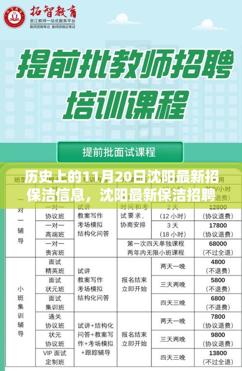 沈阳保洁招聘信息全解析，最新职位及应聘指南，历史上的今日最新动态！