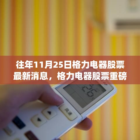 揭秘往年11月25日格力电器股票最新动态，重磅更新与观察员揭秘内幕消息