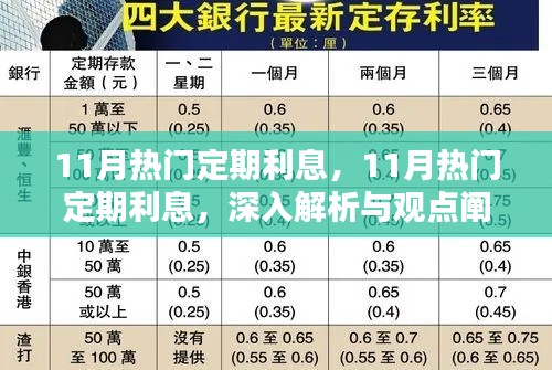 11月热门定期利息深度解析与观点阐述