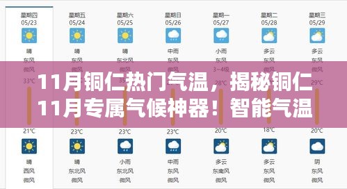 揭秘铜仁十一月气候奥秘，智能气温监测仪引领科技生活新纪元