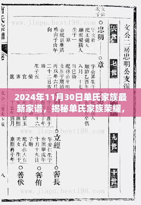 揭秘单氏家族荣耀，2024年单氏家族最新家谱解读与传承的力量