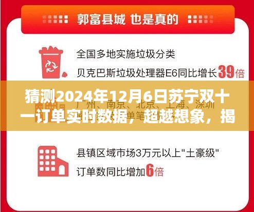 苏宁双十一订单实时数据预测之旅，揭秘背后的故事，自信与力量的启示（XXXX年预测）