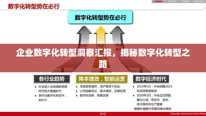 企业数字化转型洞察汇报，揭秘数字化转型之路